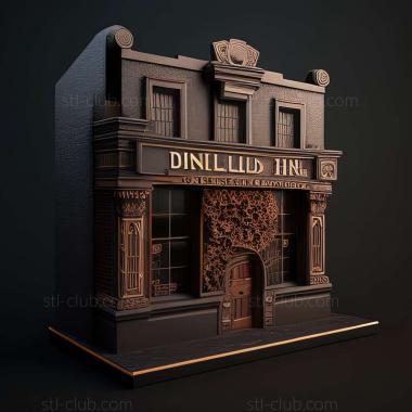 3D мадэль Дублин в Ирландии (STL)